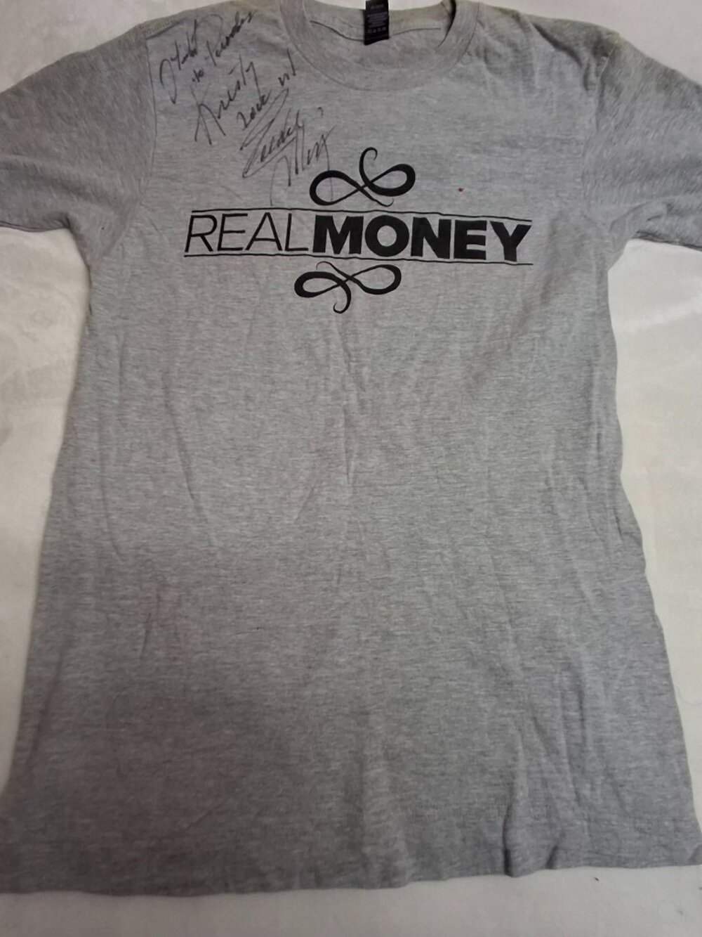 Eddie Money SIGNED Autographed T Shirt Real Money AXS TV Show Promo Rock Band M